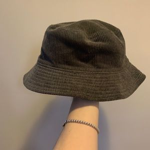 Gray Corduroy Madewell NEW bucket hat